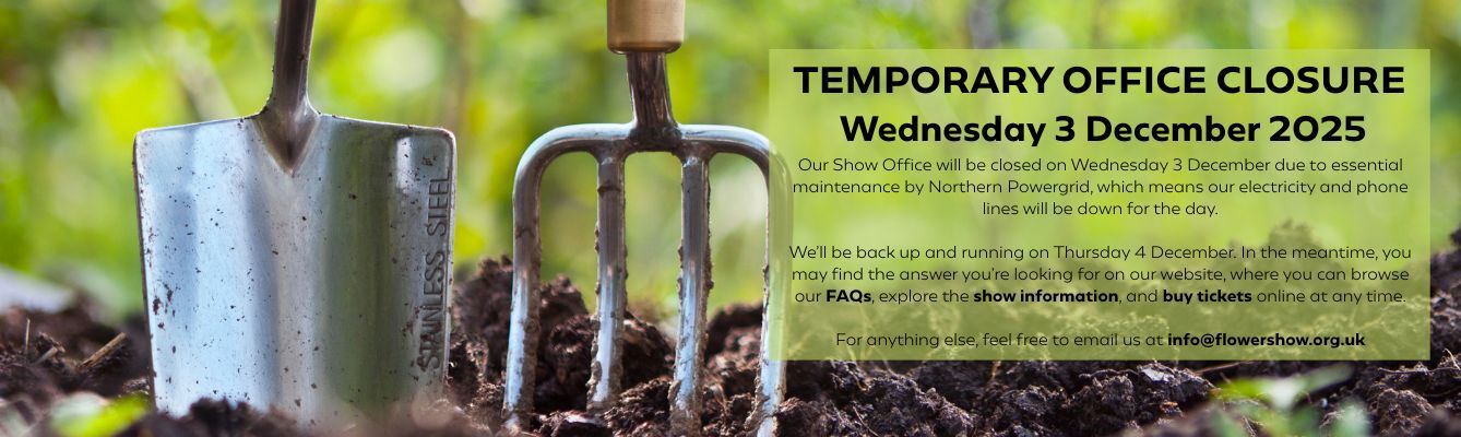 Full width web banner Office Closure