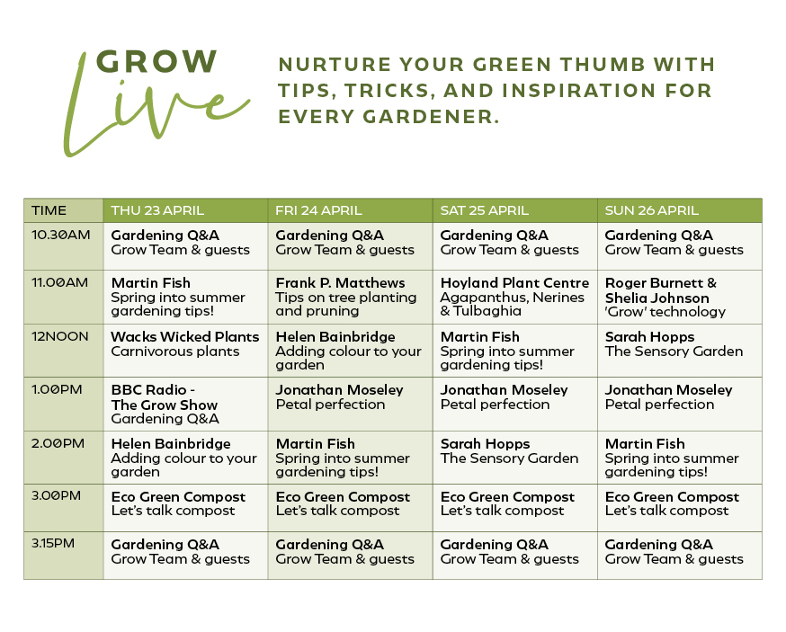 Grow Timetable