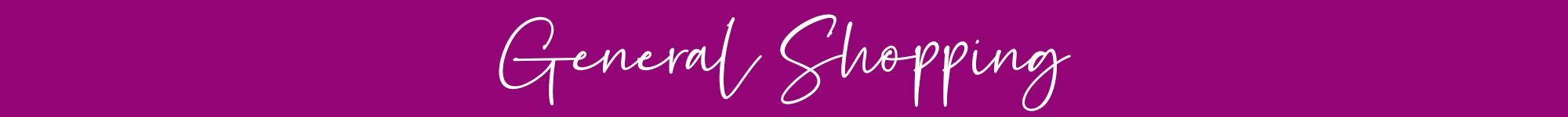 Spring General Shopping 1